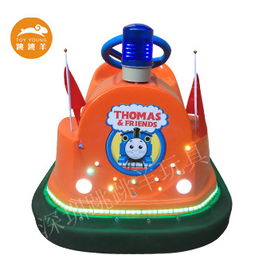廣場碰碰車雙人電瓶游樂場游樂設(shè)備 托馬斯電動兒童碰碰車
